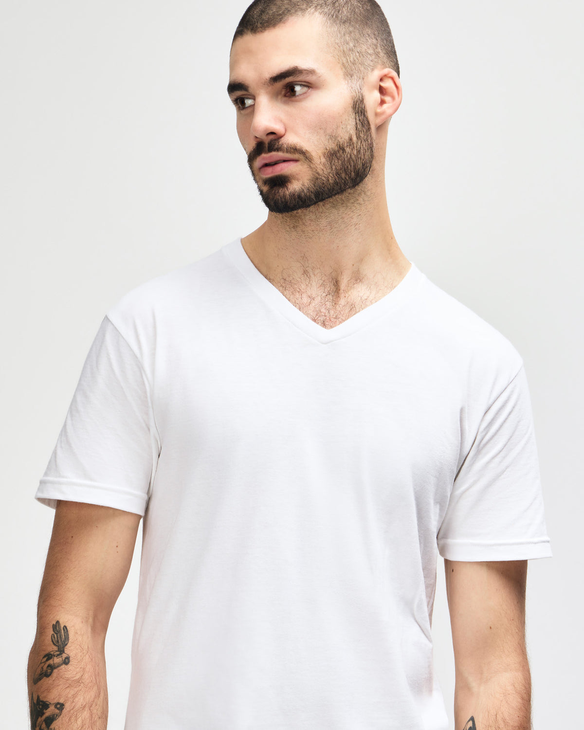Gildan Softstyle Adult V-Neck T-Shirt - White