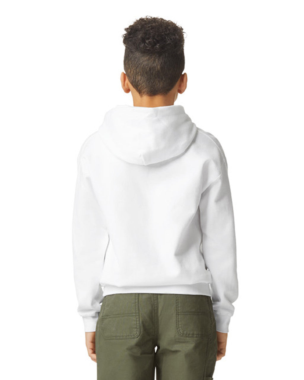 Gildan Softstyle Youth Hooded Sweatshirt - White