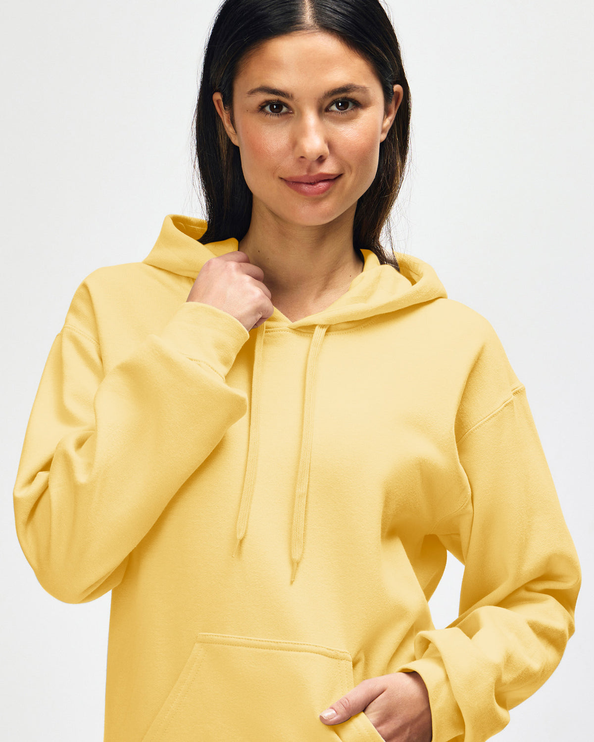Gildan Softstyle Adult Hooded Sweatshirt - Yellow Haze