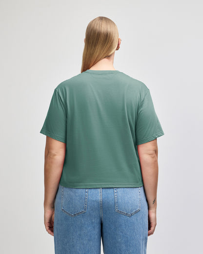 American Apparel Women's Fine Jersey Boxy T-Shirt - Arctic