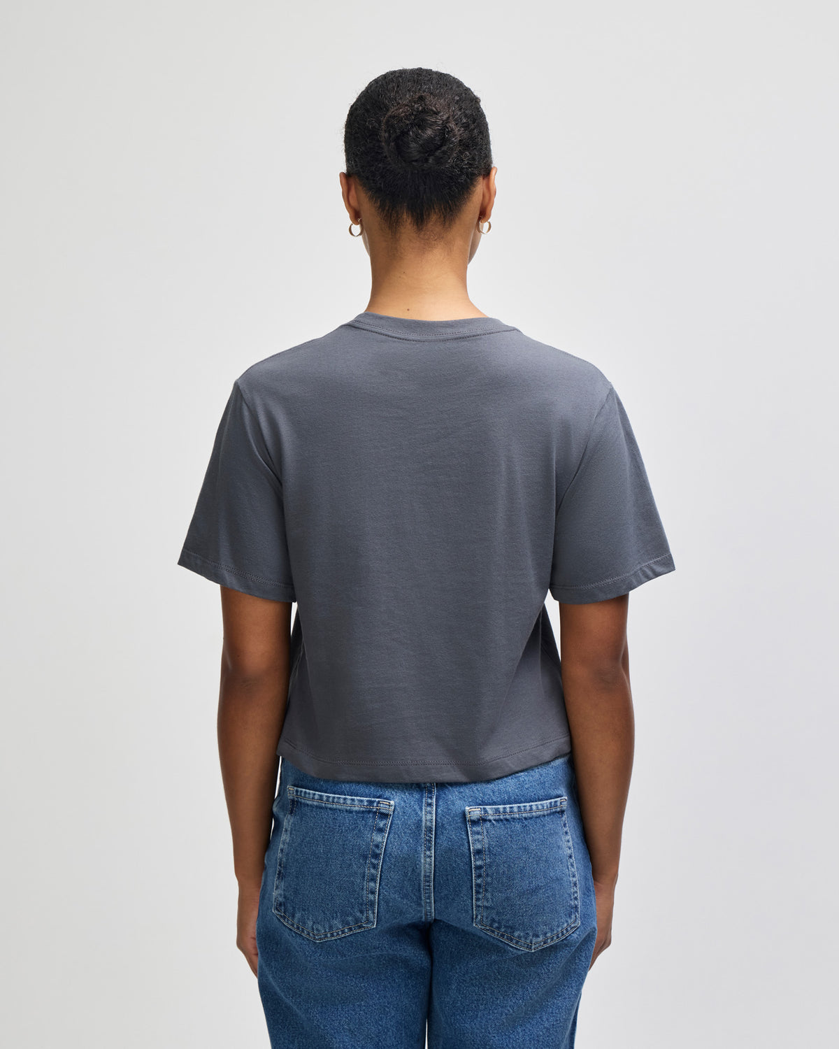 American Apparel Women's Fine Jersey Boxy T-Shirt - Asphalt