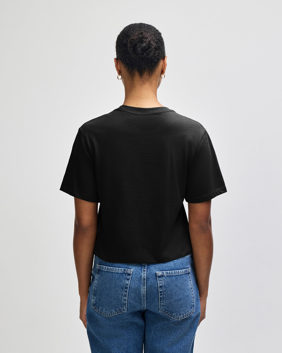 American Apparel Women's Fine Jersey Boxy T-Shirt - Black