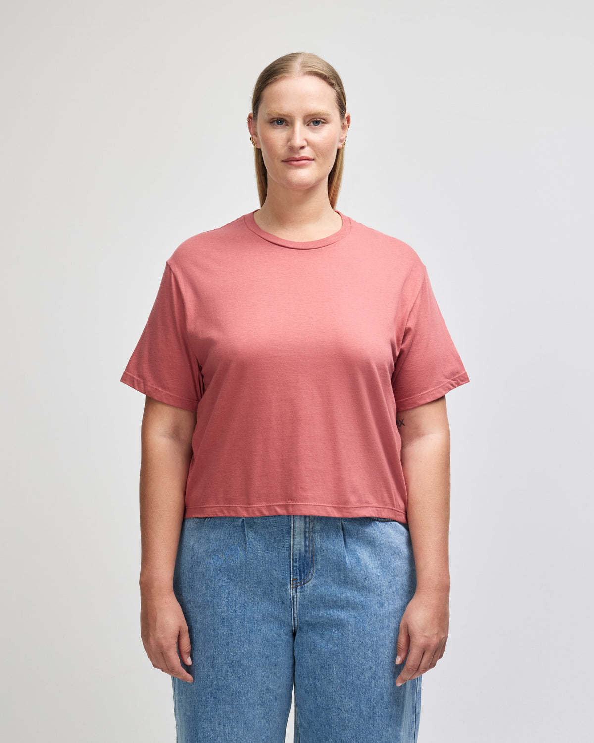 American Apparel Women's Fine Jersey Boxy T-Shirt - Canyon