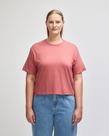 American Apparel Women's Fine Jersey Boxy T-Shirt - Canyon