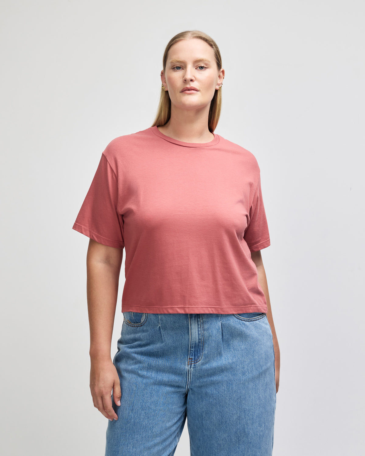 American Apparel Women's Fine Jersey Boxy T-Shirt - Canyon