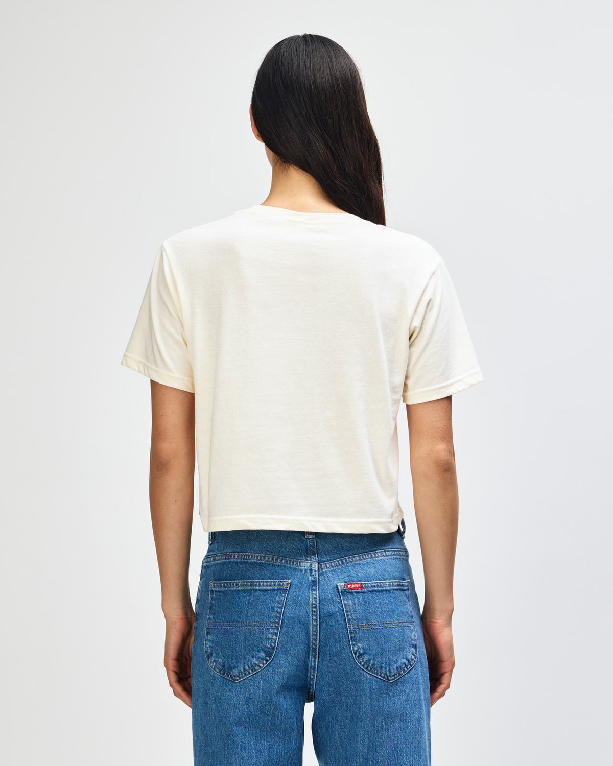 American Apparel Women's Fine Jersey Boxy T-Shirt - Cream