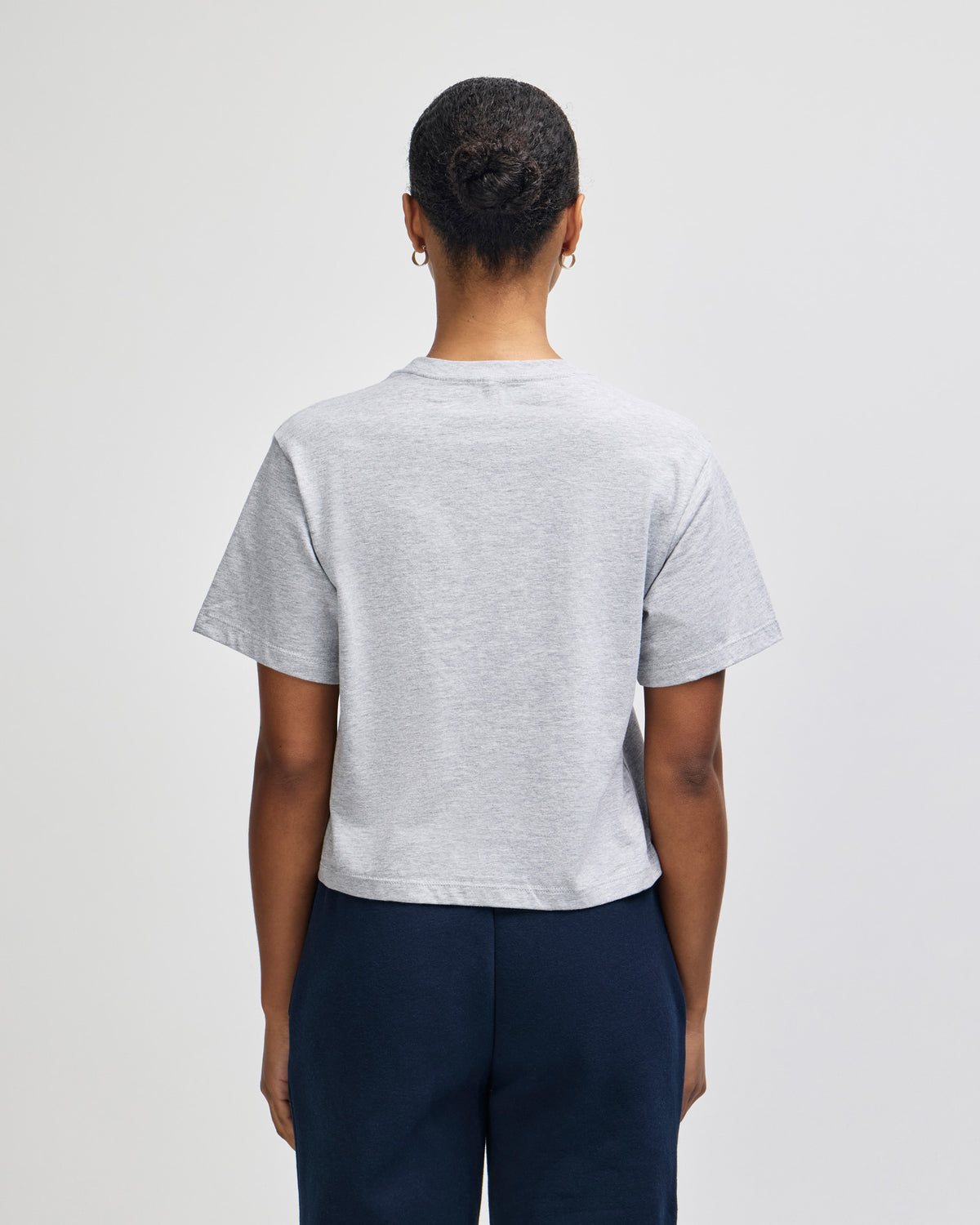 American Apparel Women's Fine Jersey Boxy T-Shirt - Heather Grey