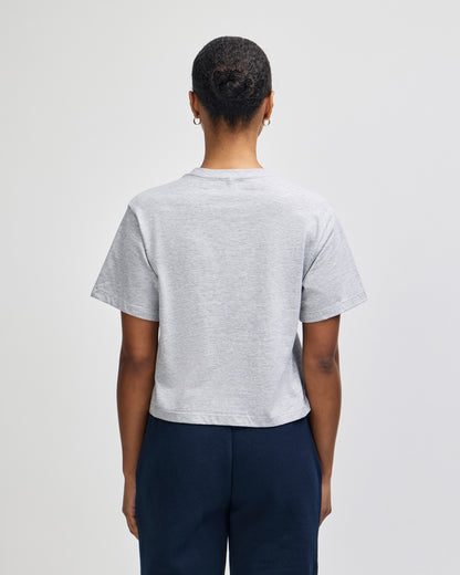 American Apparel Women's Fine Jersey Boxy T-Shirt - Heather Grey