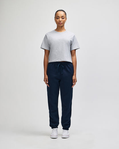 American Apparel Women's Fine Jersey Boxy T-Shirt - Heather Grey