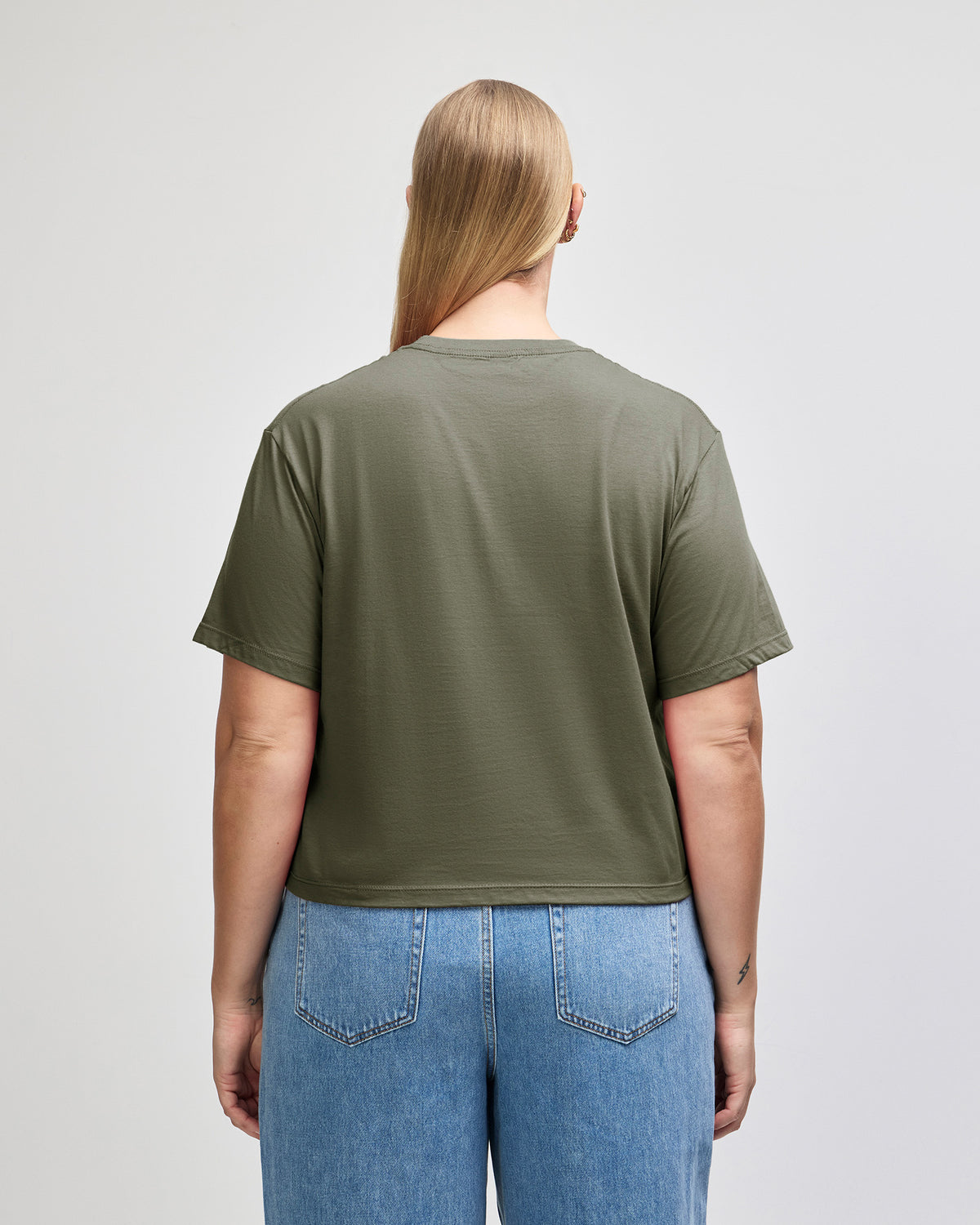 American Apparel Women's Fine Jersey Boxy T-Shirt - Lieutenant