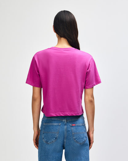 American Apparel Women's Fine Jersey Boxy T-Shirt - Super Pink