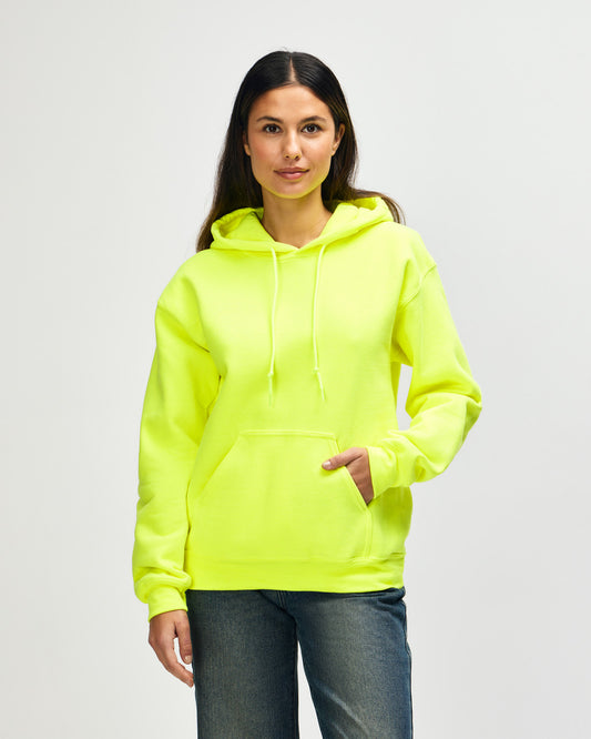 Gildan DryBlend Adult Hooded Sweatshirt - Safety Green