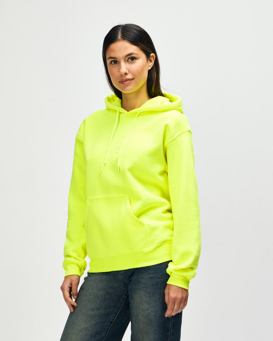 Gildan DryBlend Adult Hooded Sweatshirt - Safety Green