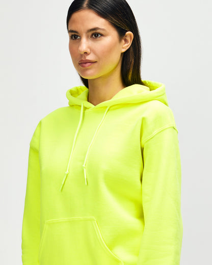 Gildan DryBlend Adult Hooded Sweatshirt - Safety Green