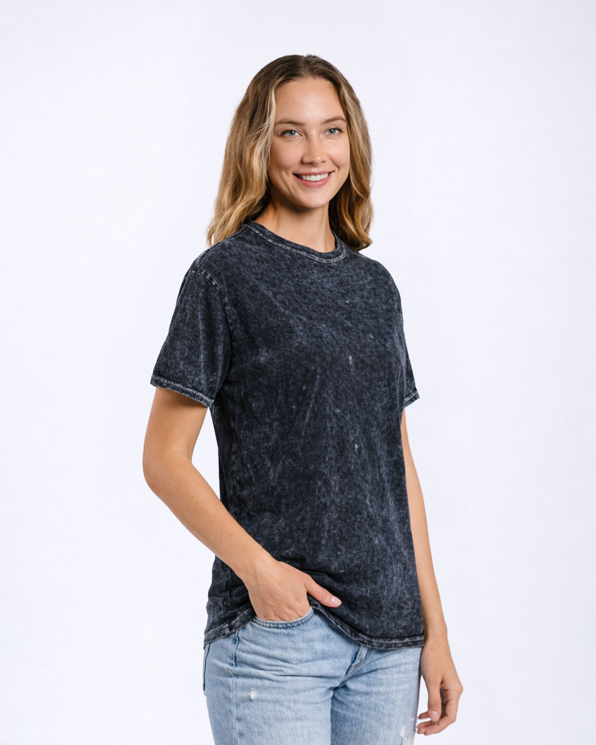 1300 Colortone® Mineral Wash Adult T-Shirt - Mineral Black
