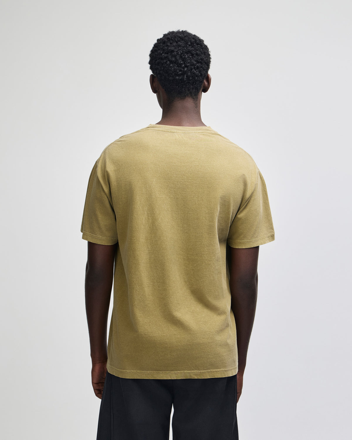 American Apparel Unisex Garment Dyed Heavyweight Cotton T-Shirt - Faded Army
