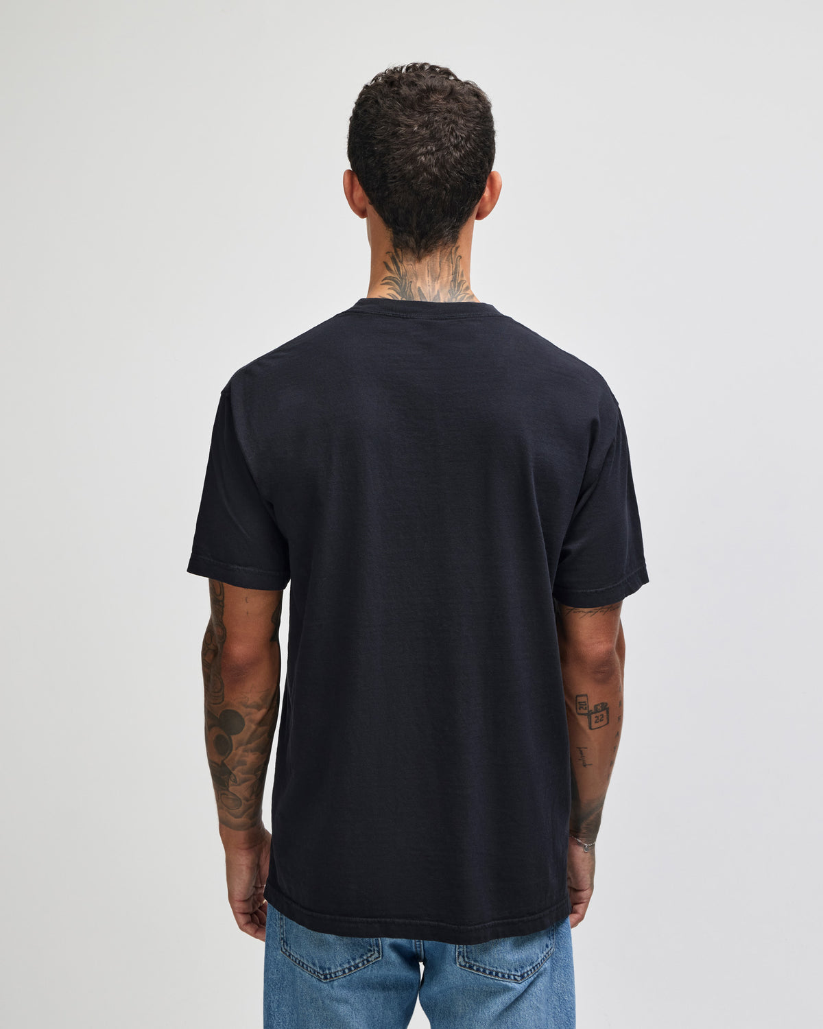 American Apparel Unisex Garment Dyed Heavyweight Cotton T-Shirt - Black