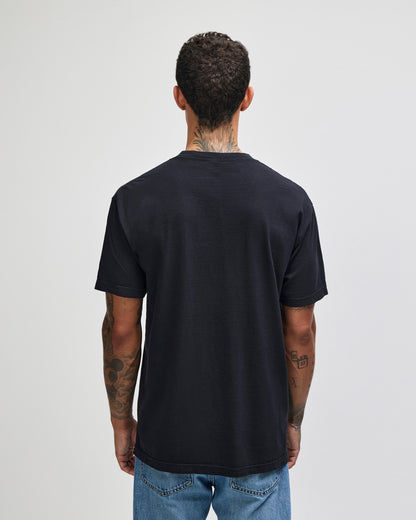 American Apparel Unisex Garment Dyed Heavyweight Cotton T-Shirt - Black