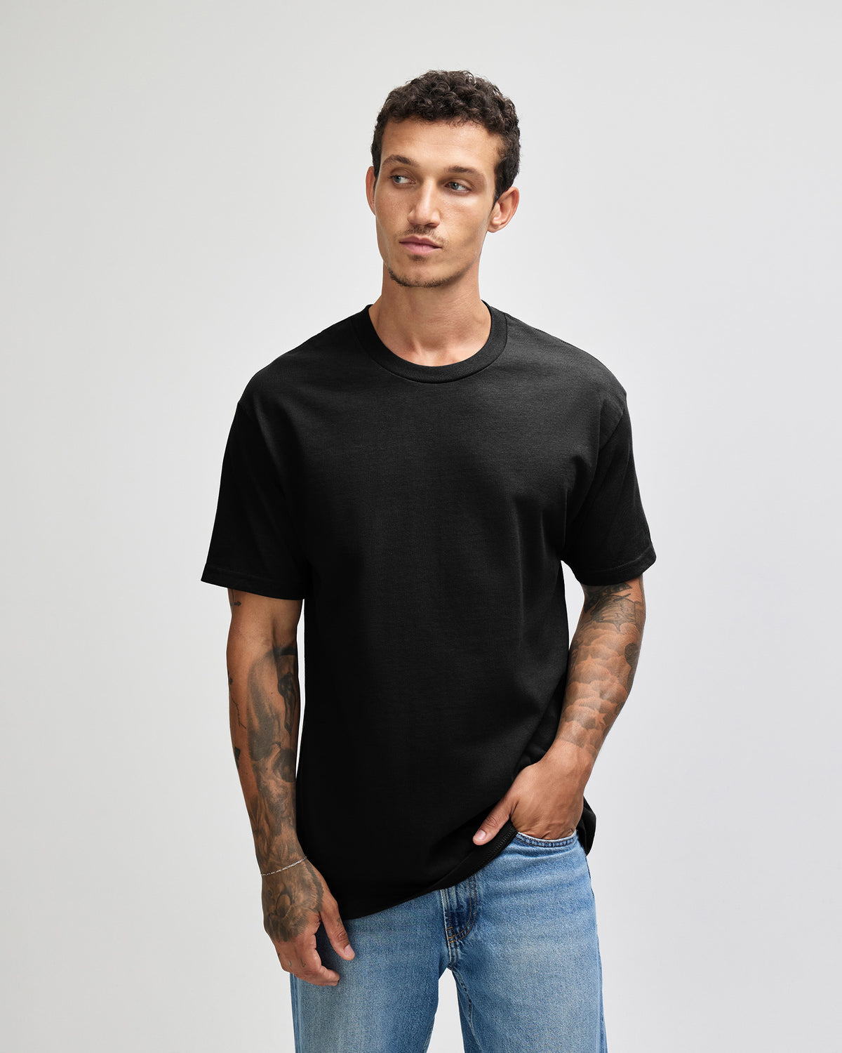 American Apparel Heavyweight Cotton Unisex T-Shirt - Black