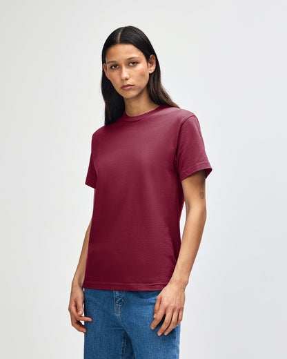 American Apparel Heavyweight Cotton Unisex T-Shirt - Burgundy