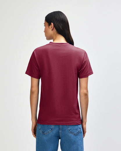American Apparel Heavyweight Cotton Unisex T-Shirt - Burgundy