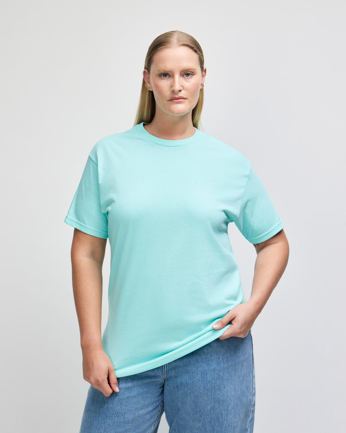 American Apparel Heavyweight Cotton Unisex T-Shirt - Celadon