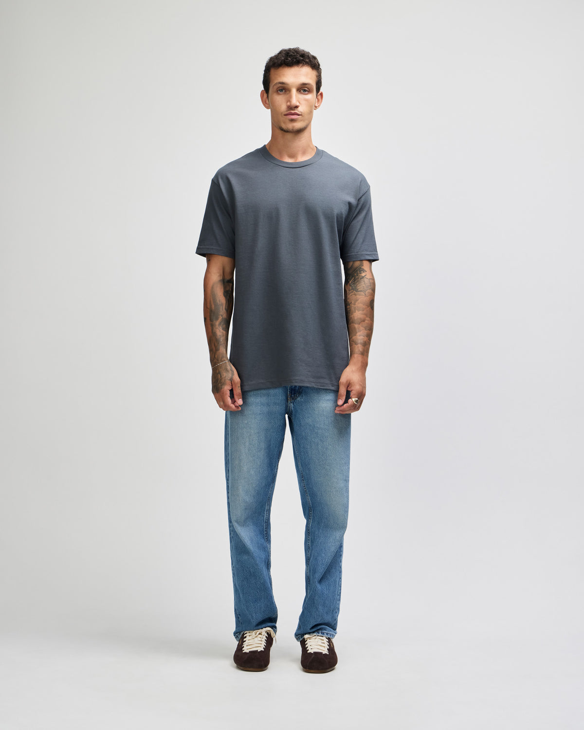American Apparel Heavyweight Cotton Unisex T-Shirt - Charcoal