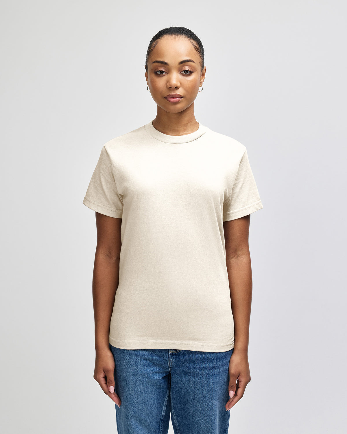 American Apparel Heavyweight Cotton Unisex T-Shirt - Cream