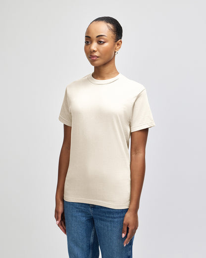 American Apparel Heavyweight Cotton Unisex T-Shirt - Cream