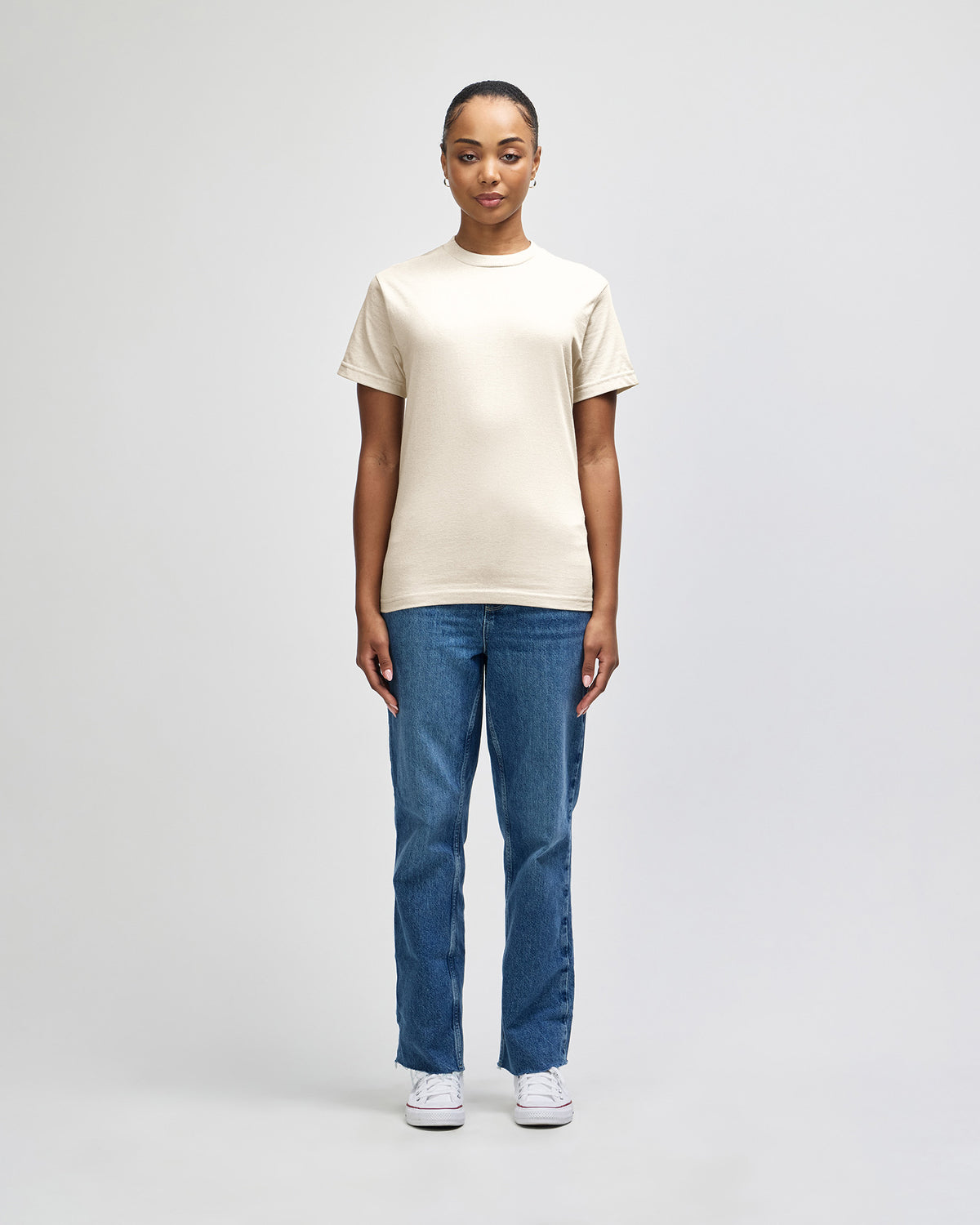 American Apparel Heavyweight Cotton Unisex T-Shirt - Cream