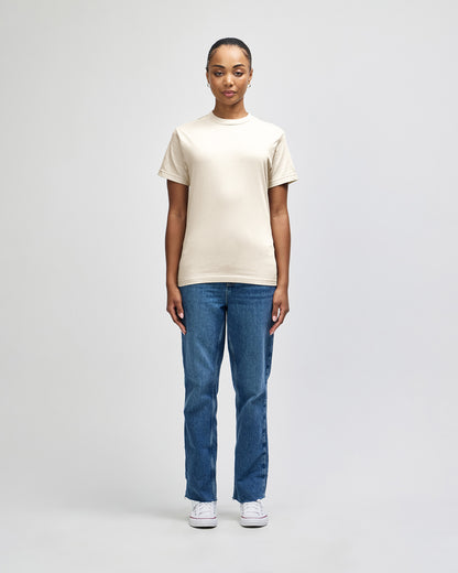 American Apparel Heavyweight Cotton Unisex T-Shirt - Cream