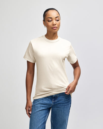 American Apparel Heavyweight Cotton Unisex T-Shirt - Cream