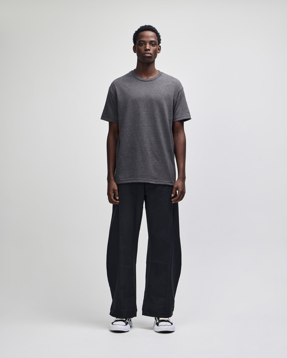 American Apparel Heavyweight Cotton Unisex T-Shirt - Heather Charcoal