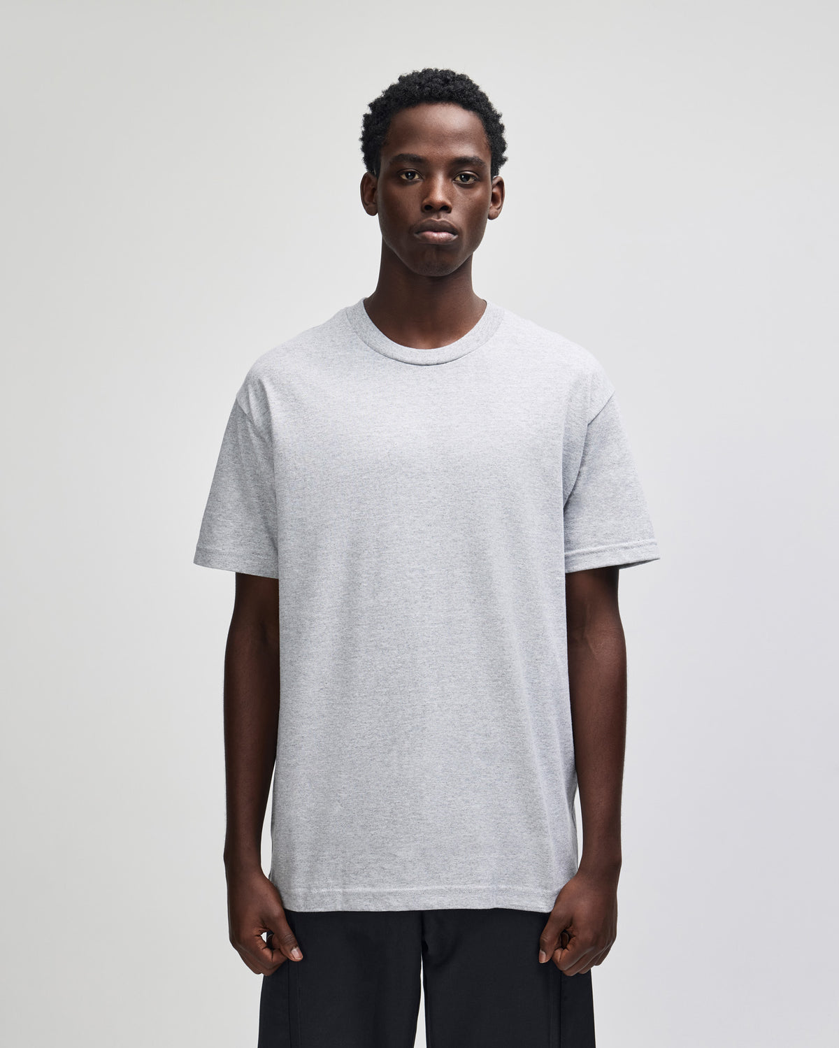 American Apparel Heavyweight Cotton Unisex T-Shirt - Heather Grey