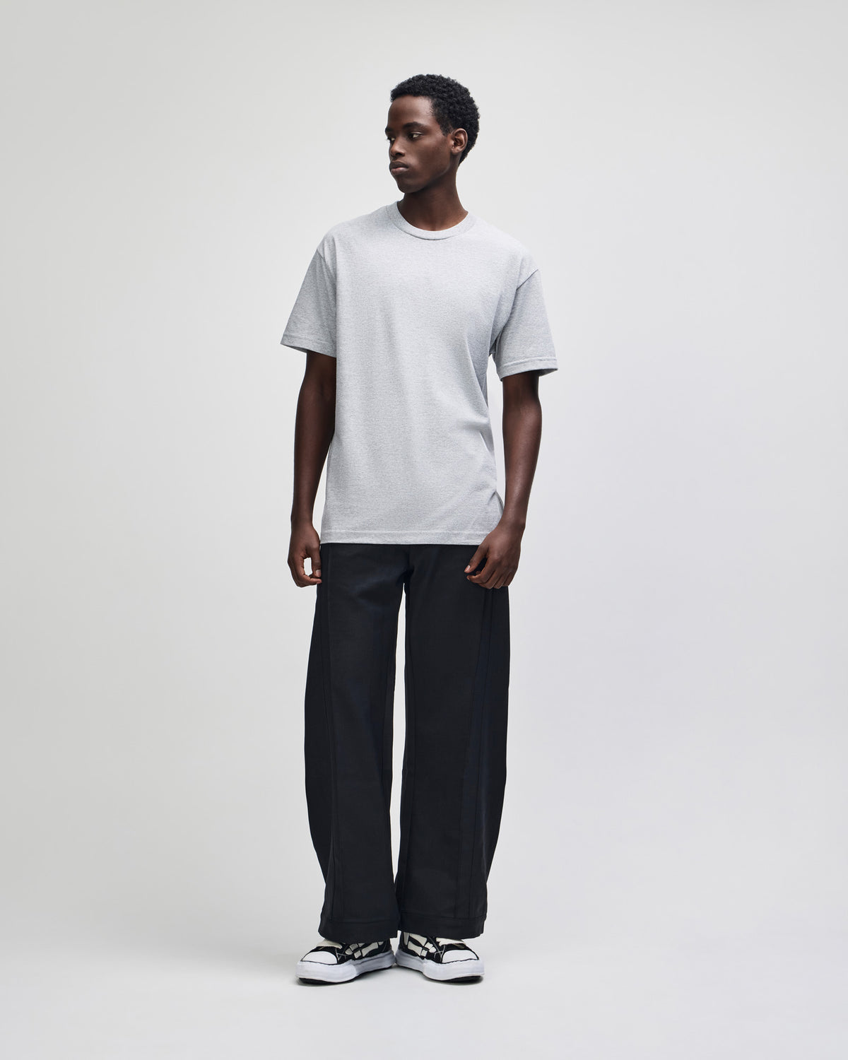 American Apparel Heavyweight Cotton Unisex T-Shirt - Heather Grey