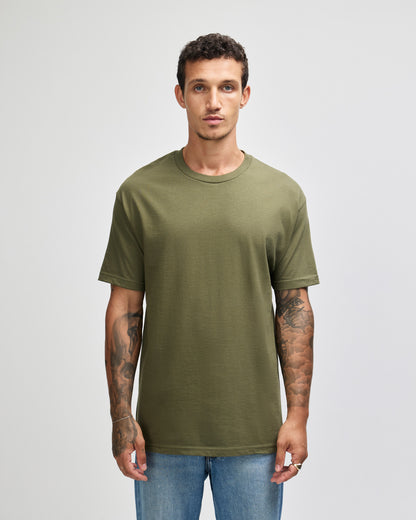 American Apparel Heavyweight Cotton Unisex T-Shirt - Military Green