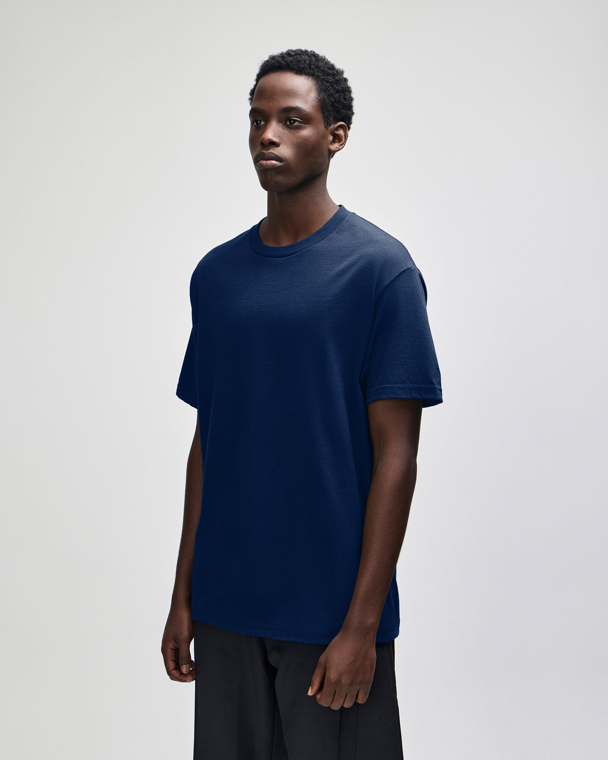 American Apparel Heavyweight Cotton Unisex T-Shirt - Navy