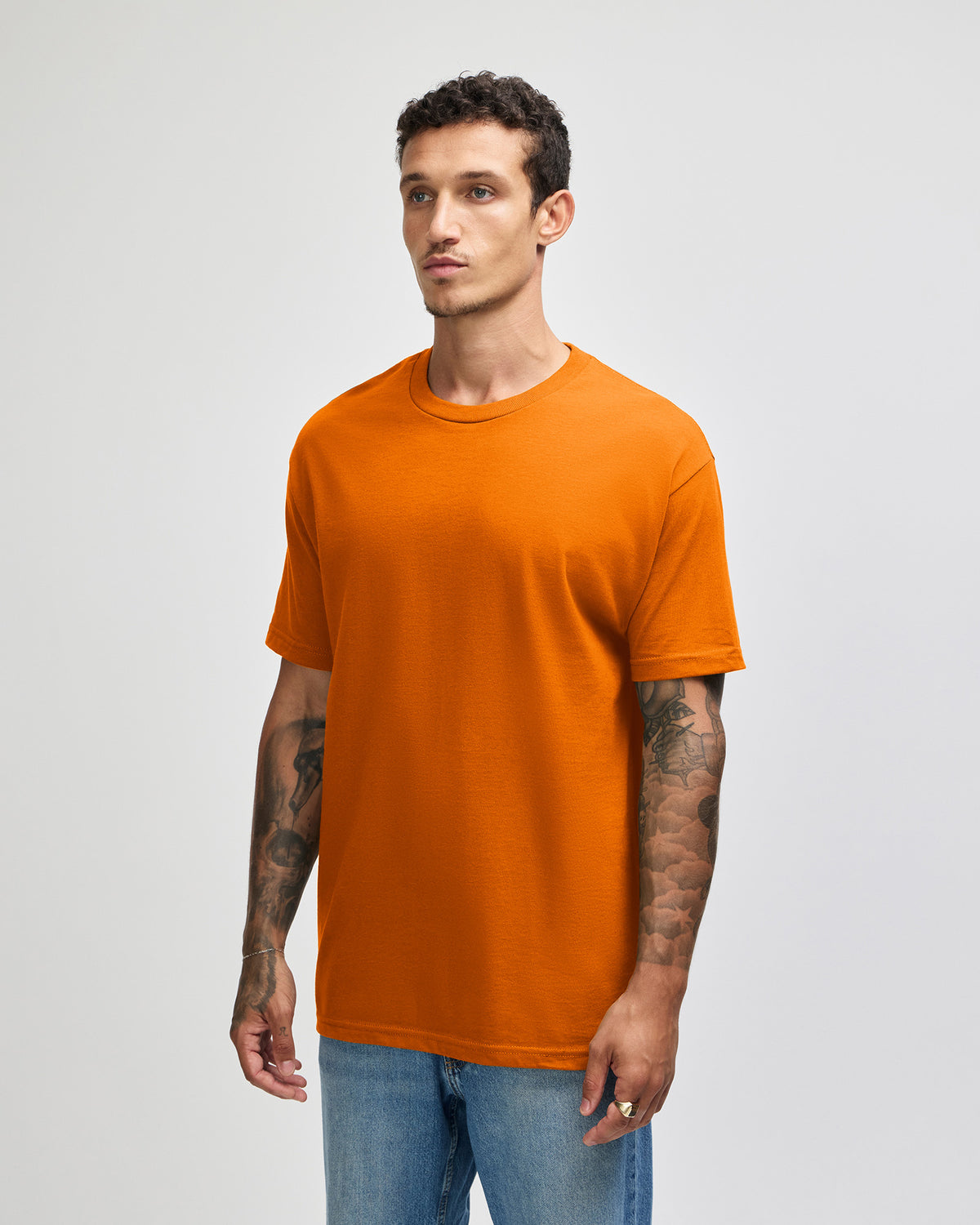 American Apparel Heavyweight Cotton Unisex T-Shirt - Orange