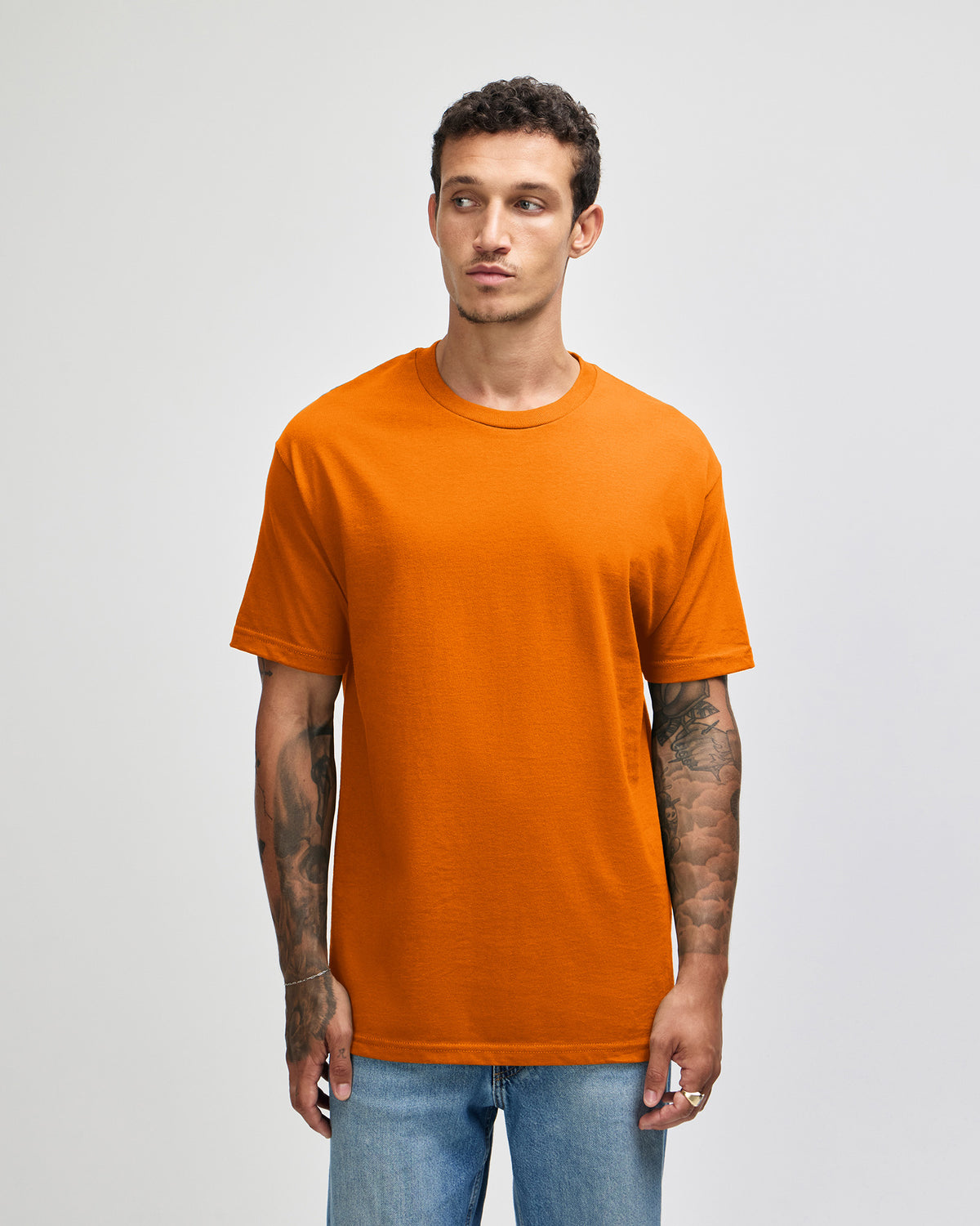 American Apparel Heavyweight Cotton Unisex T-Shirt - Orange
