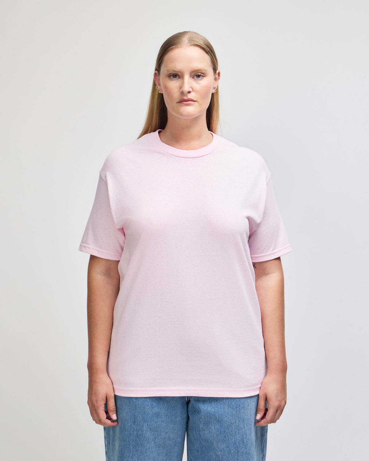American Apparel Heavyweight Cotton Unisex T-Shirt - Pink