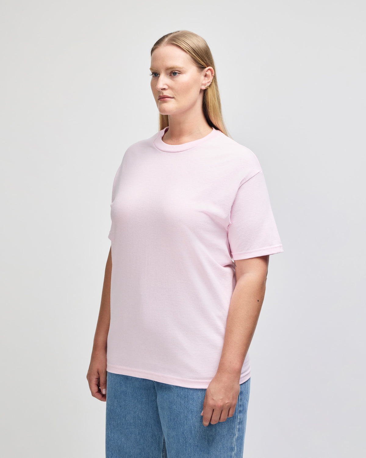 American Apparel Heavyweight Cotton Unisex T-Shirt - Pink