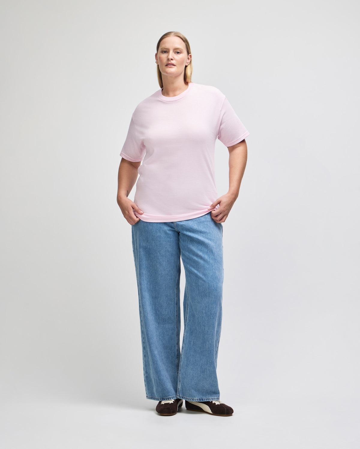 American Apparel Heavyweight Cotton Unisex T-Shirt - Pink