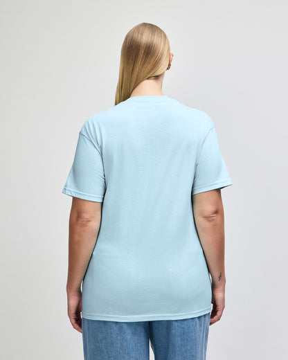 American Apparel Heavyweight Cotton Unisex T-Shirt - Powder Blue