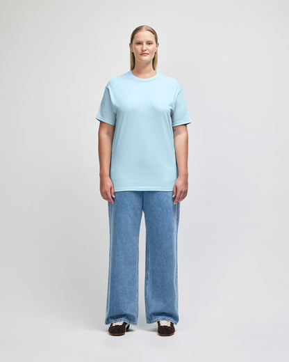 American Apparel Heavyweight Cotton Unisex T-Shirt - Powder Blue