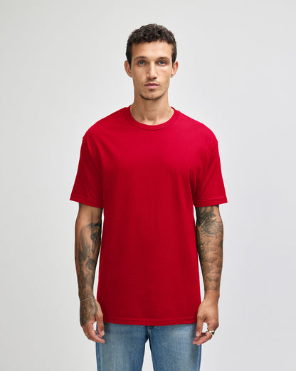 American Apparel Heavyweight Cotton Unisex T-Shirt - Red