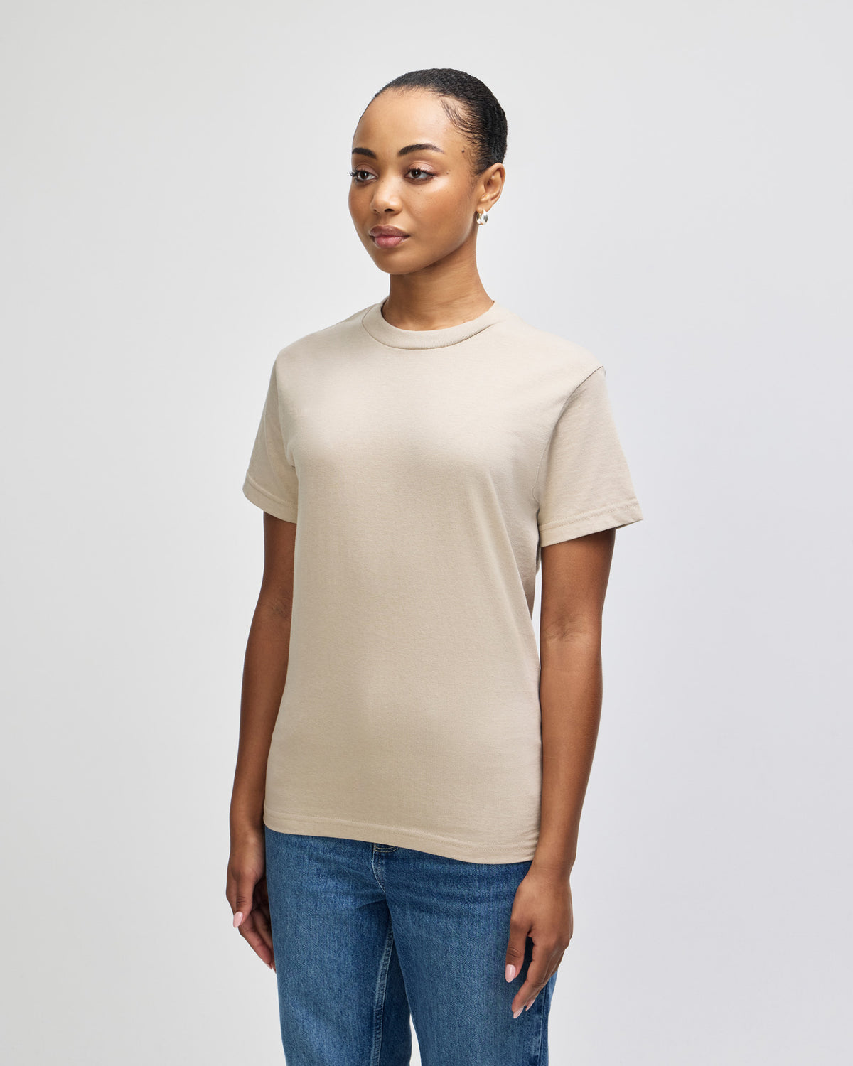 American Apparel Heavyweight Cotton Unisex T-Shirt - Sand