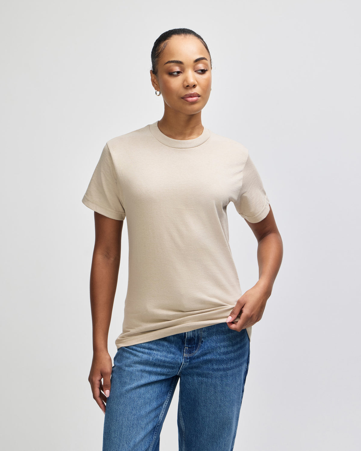 American Apparel Heavyweight Cotton Unisex T-Shirt - Sand
