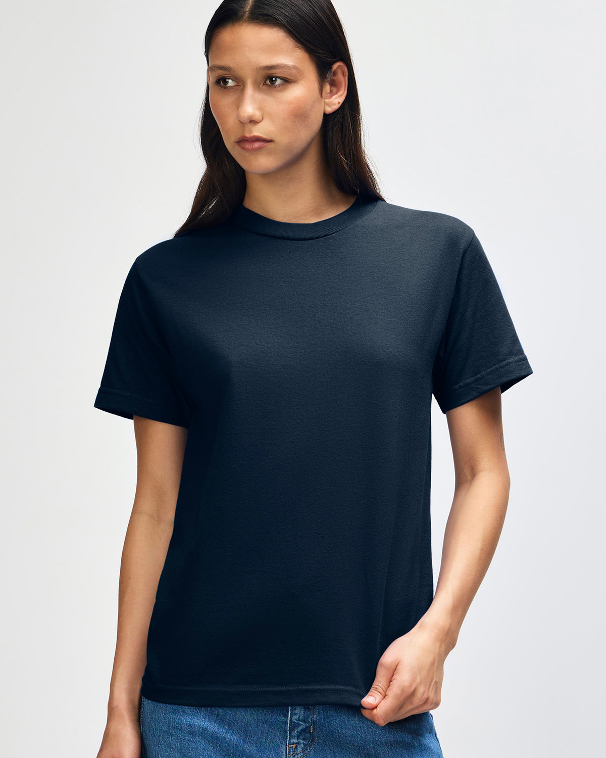 American Apparel Heavyweight Cotton Unisex T-Shirt - Navy