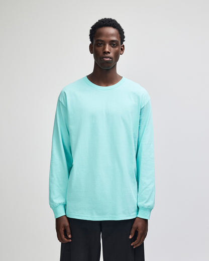 American Apparel Heavyweight Cotton Unisex Long Sleeve T-Shirt - Celadon