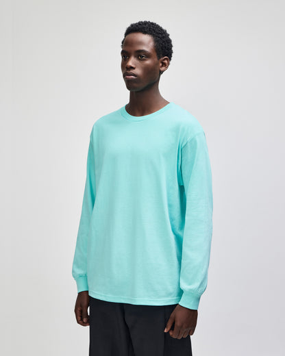 American Apparel Heavyweight Cotton Unisex Long Sleeve T-Shirt - Celadon